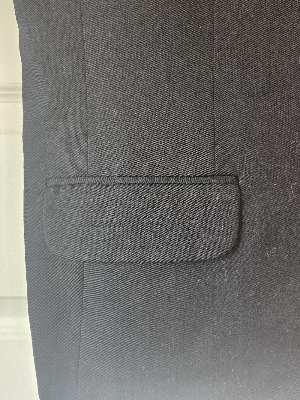 Saville by Rena Rowan Black Tailored Vest with Button Front - Picture 2 of 8